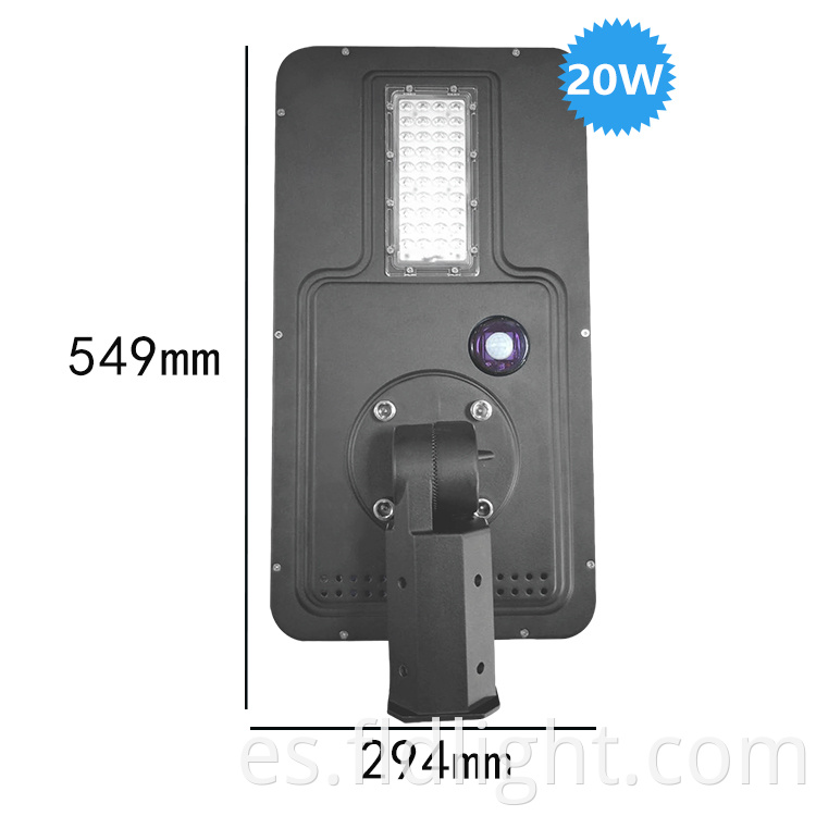 20Watt ip65 outdoor garden integrated solar lights